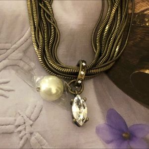 Silpada K&R  Brass Dreamy Details Necklace